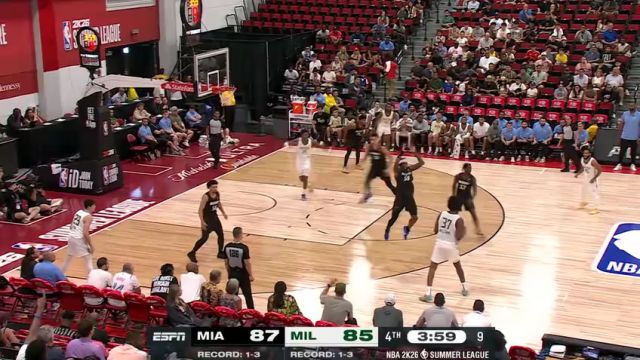 【2025年07月19日】NBA夏季联赛：热火vs雄鹿第4节中文解说录像回放