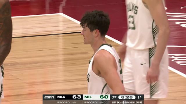 【2025年07月19日】NBA夏季联赛：热火vs雄鹿第3节英文原声录像回放