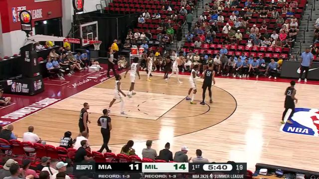 【2025年07月19日】NBA夏季联赛：热火vs雄鹿英文原声全场录像回放
