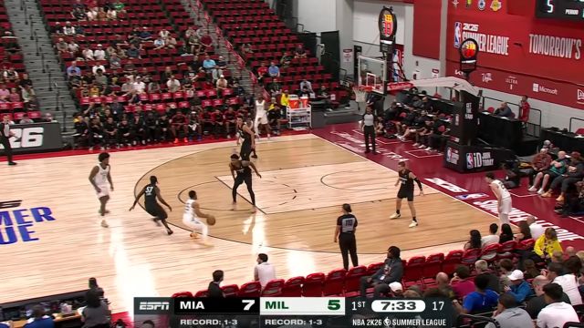 【2025年07月19日 热火vs雄鹿集锦】停顿一下找找节奏 诺艾尔三分出手一发入魂