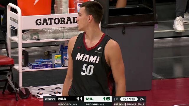 【2025年07月19日】NBA夏季联赛：热火vs雄鹿第1节中文解说录像回放