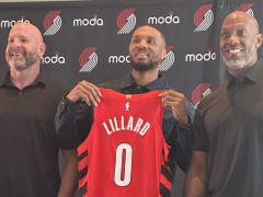 利拉德正式亮相开拓者！自信能重回巅峰 被比卢普斯调侃为最贵助教