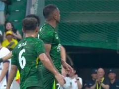 [进球视频]塞鸟角球助攻达万甩头破门，津门虎1-1国安