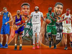 美媒评NBA史上最强20位大前锋：邓肯马龙加内特前三 字母浓眉追梦上榜