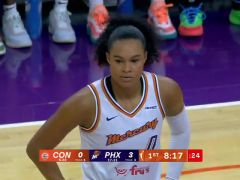 WNBA常规赛：康涅狄格阳光vs菲尼克斯水星第1节英文原声回放