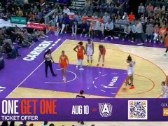 WNBA常规赛：康涅狄格阳光vs菲尼克斯水星第2节英文原声回放