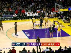 印第安纳狂热vs洛杉矶火花第1节英文原声回放