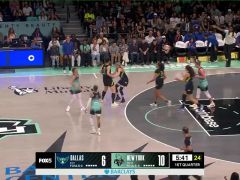 WNBA常规赛：达拉斯飞翼vs纽约自由人第1节中文解说回放
