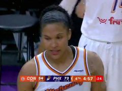 WNBA常规赛：康涅狄格阳光vs菲尼克斯水星第4节英文原声回放