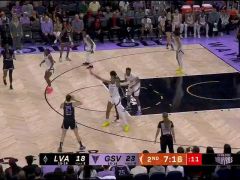 拉斯维加斯王牌vs金州瓦尔基里第2节英文原声回放