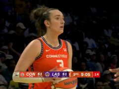 WNBA常规赛：康涅狄格阳光vs洛杉矶火花第3节英文原声回放