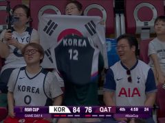 男篮亚洲杯A组小组赛：韩国vs卡塔尔第4节中文解说回放