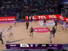 沙特阿拉伯vs约旦第1节英文原声回放