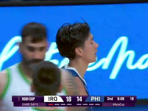 伊拉克vs菲律宾第2节英文原声回放