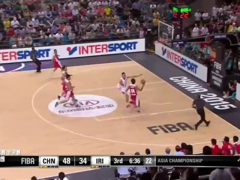 男篮亚洲杯B组小组赛：叙利亚vs关岛英文原声全场回放