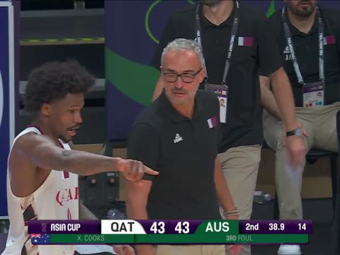 卡塔尔vs澳大利亚第2节中文解说回放