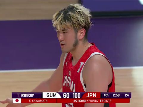 关岛vs日本第4节中文解说回放