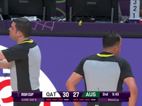 卡塔尔vs澳大利亚第2节英文原声回放