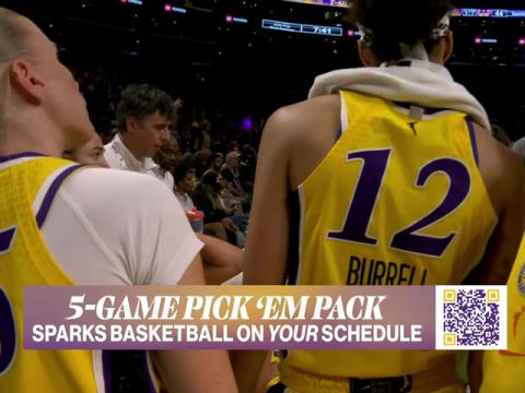 WNBA常规赛：纽约自由人vs洛杉矶火花第2节中文解说回放