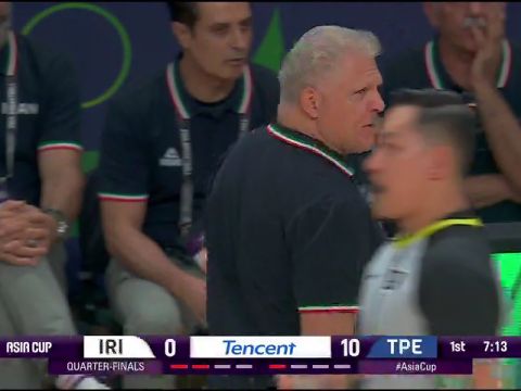 伊朗vs中国台北第1节英文原声回放