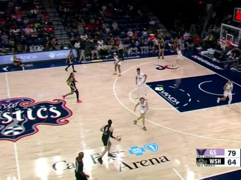 WNBA常规赛：金州瓦尔基里vs华盛顿神秘人第4节英文原声回放