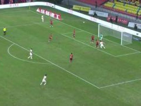 [射门被扑]门神级发挥！蹇韬封出单刀神勇两连扑守住球门