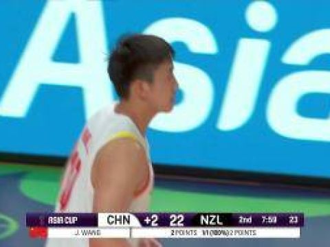 [王俊杰中投] 个人实力太强了！王俊杰单挑对手翻身后仰跳投美如画