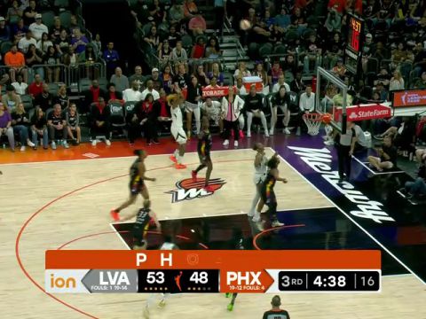 拉斯维加斯王牌vs菲尼克斯水星第3节英文原声回放