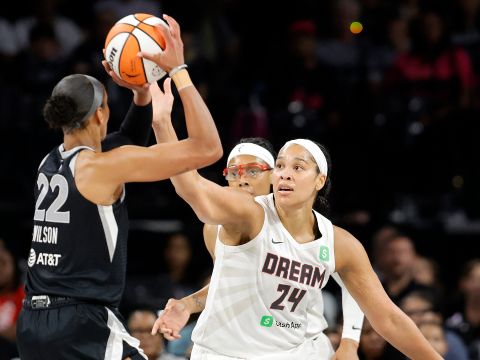 亚特兰大梦想72-74拉斯维加斯王牌 威尔逊狂砍32分12篮板险胜王牌