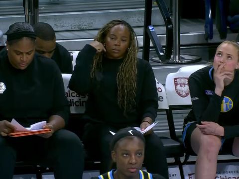 WNBA常规赛：西雅图风暴vs芝加哥天空第2节英文原声回放