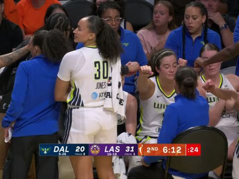 WNBA常规赛：达拉斯飞翼vs洛杉矶火花英文原声全场回放