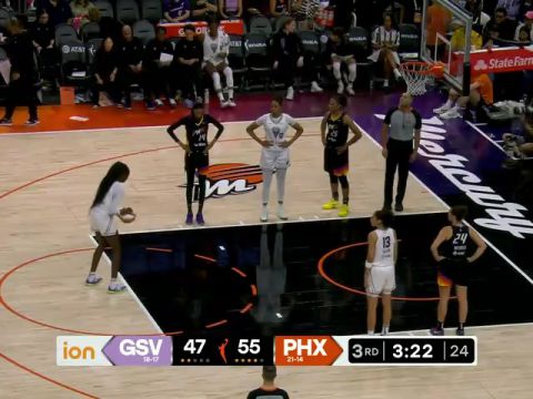 金州瓦尔基里vs菲尼克斯水星第3节英文原声回放