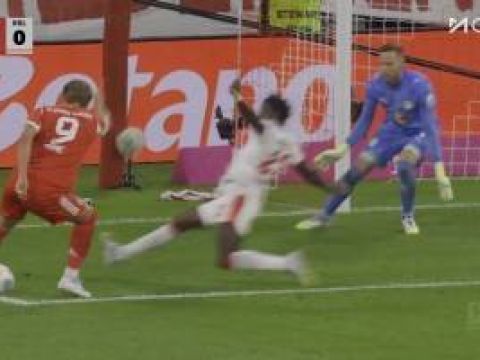 [进球视频] 新赛季金靴第一步！凯恩扣倒对手小角度破门！迪亚斯送助攻！