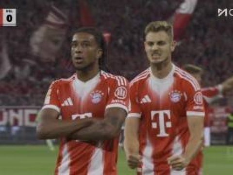 [进球视频] 新赛季德甲首球！奥利塞禁区内抽射破门！拜仁1-0领先莱比锡！