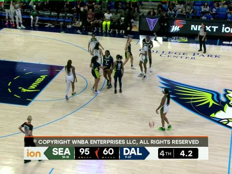 西雅图风暴95-60达拉斯飞翼 风暴客场取得35分大胜送飞翼四连败