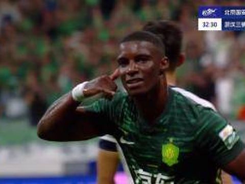 [进球视频] 国安1-0领先！法比奥禁区造点 随后亲自主罚命中