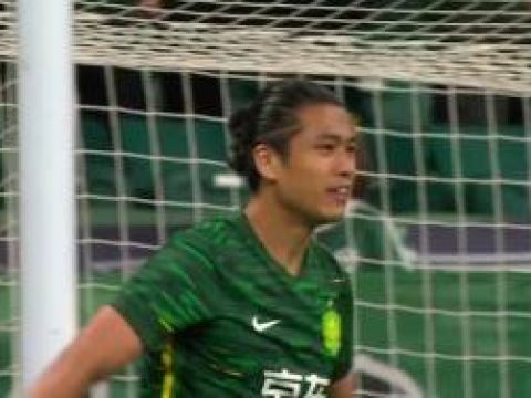 [进球视频] 国安4-0领先！古加任意球助攻 林良铭反越位头球破门