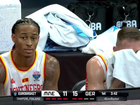 黑山共和国vs德国第1节中文解说回放