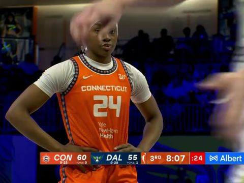 WNBA常规赛：康涅狄格阳光vs达拉斯飞翼第3节中文解说回放