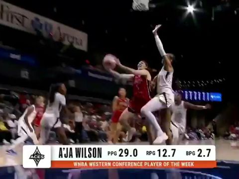 WNBA常规赛：拉斯维加斯王牌vs亚特兰大梦想第1节英文原声回放