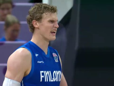 男篮欧锦赛B组小组赛：瑞典vs芬兰第2节中文解说回放