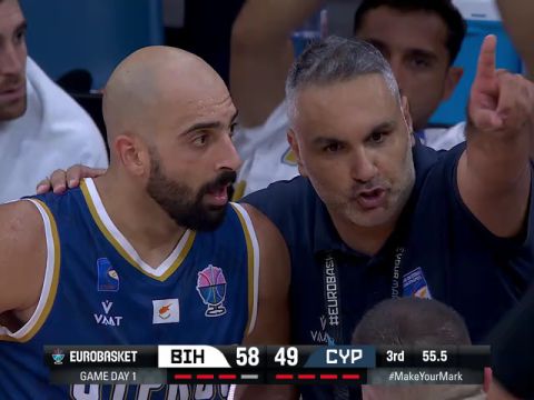 男篮欧洲杯：波黑vs塞浦路斯第3节中文解说回放
