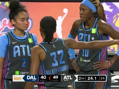 达拉斯飞翼vs亚特兰大梦想第2节英文原声回放