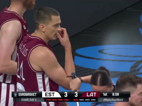 爱沙尼亚vs拉脱维亚第1节中文解说回放