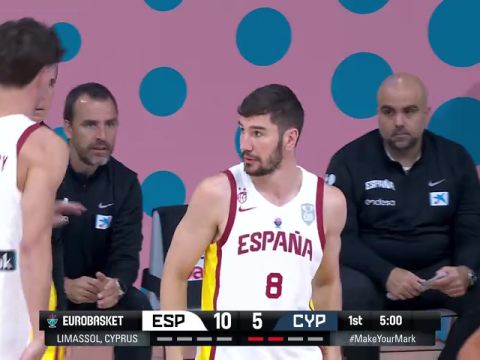 西班牙vs塞浦路斯第1节中文解说回放