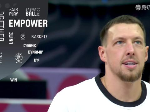 男篮欧洲杯B组小组赛：德国vs英国中文解说全场回放