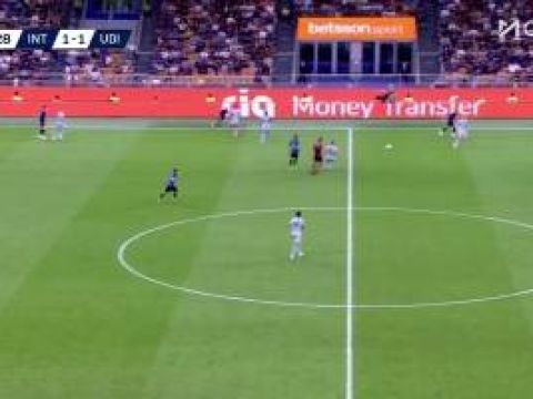 [进球视频]眼神防守！阿塔破门，国米连丢两球被反超