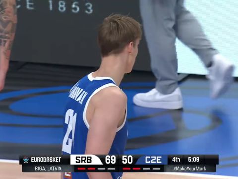 塞尔维亚vs捷克第4节英文原声回放