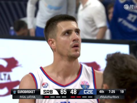 2025/26赛季男篮欧洲杯A组小组赛：塞尔维亚 VS 捷克 全场回放