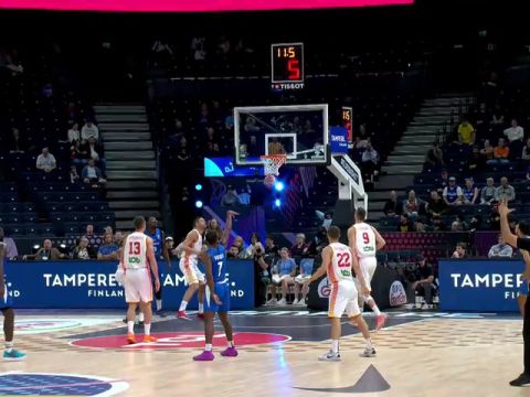 男篮欧洲杯：黑山共和国vs英国中文解说全场回放